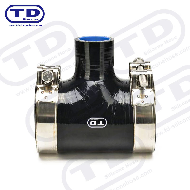 Tuyau en silicone en forme de T