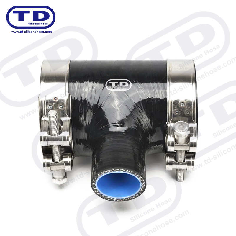 Tuyau en silicone en forme de T