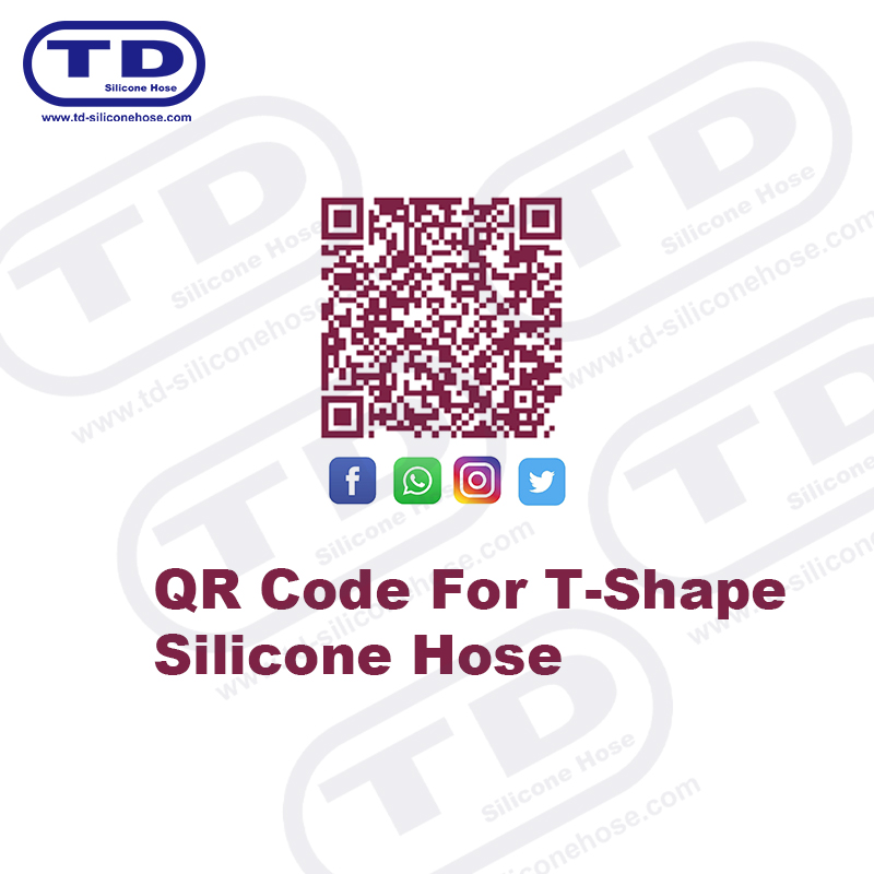 Tuyau en silicone en forme de T