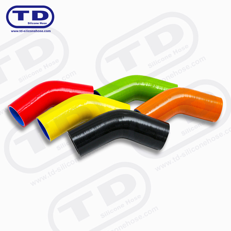 Tuyau de coude en silicone 45 °