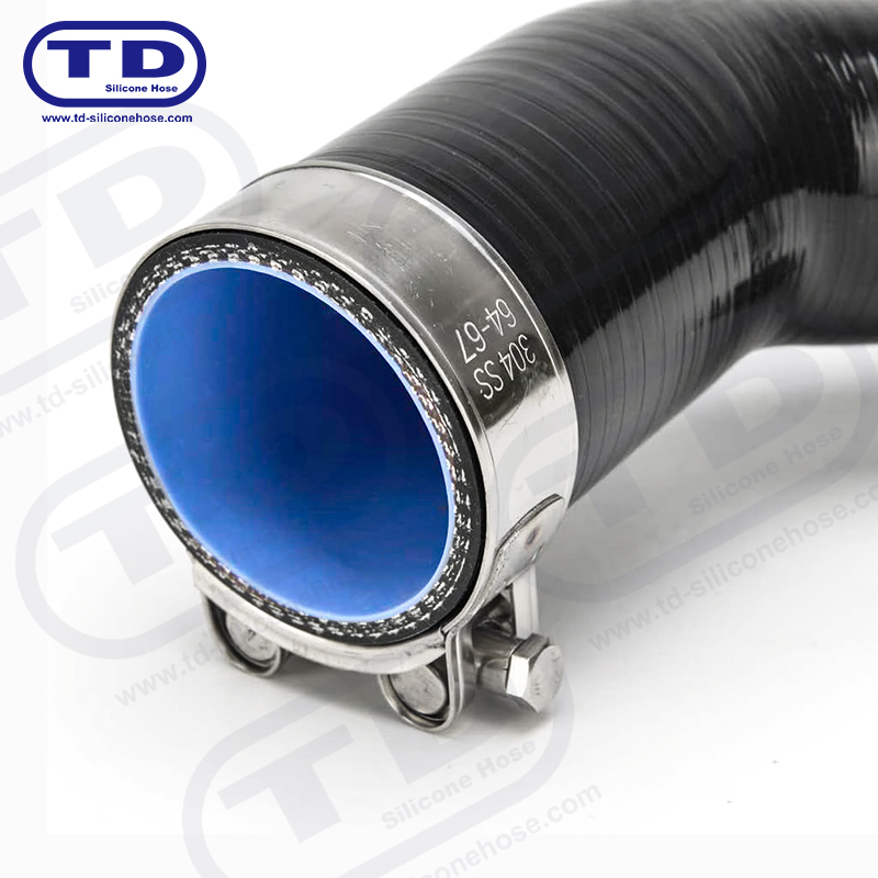 Tuyau de coude en silicone 45 °