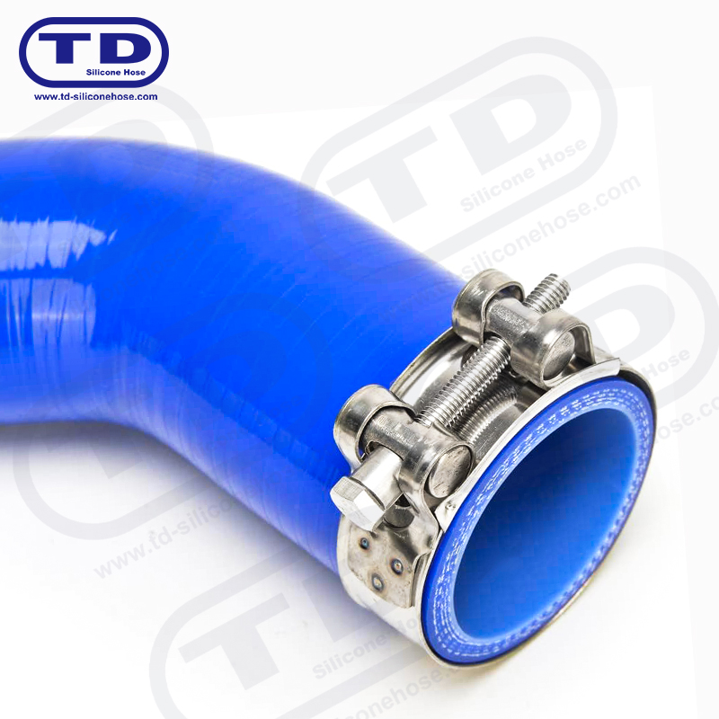 Tuyau de coude en silicone 45 °