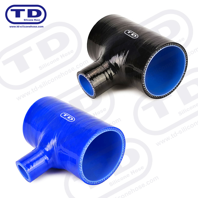 Tuyau en silicone en forme de T