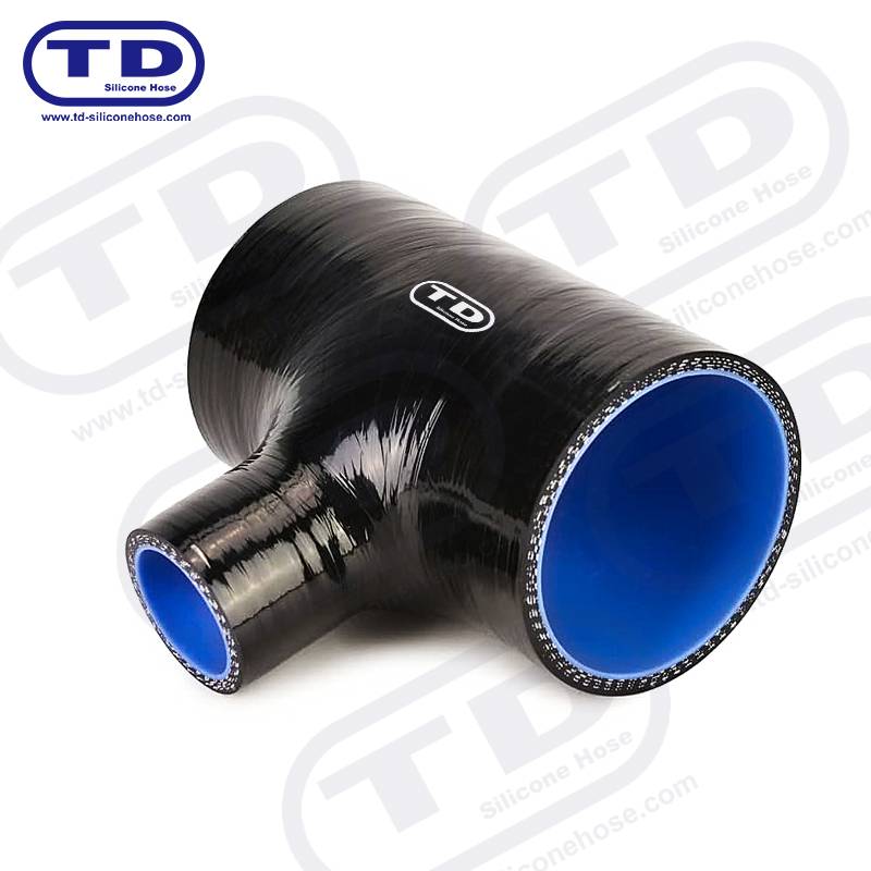 Tuyau en silicone en forme de T