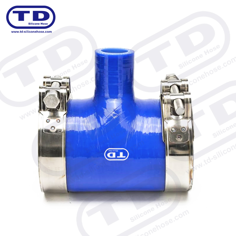 Tuyau en silicone en forme de T