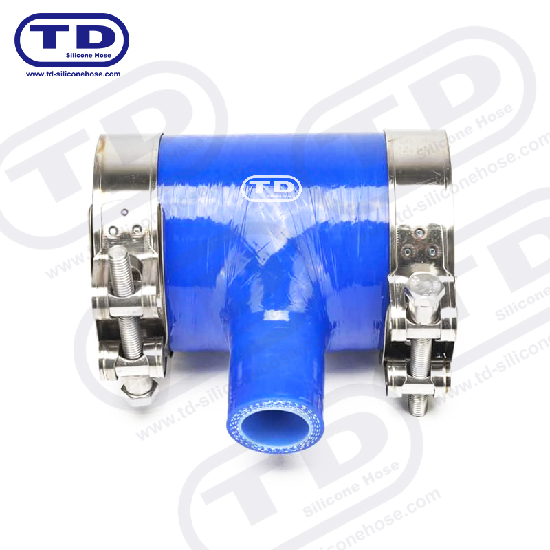 Tuyau en silicone en forme de T