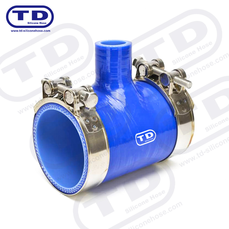 Tuyau en silicone en forme de T