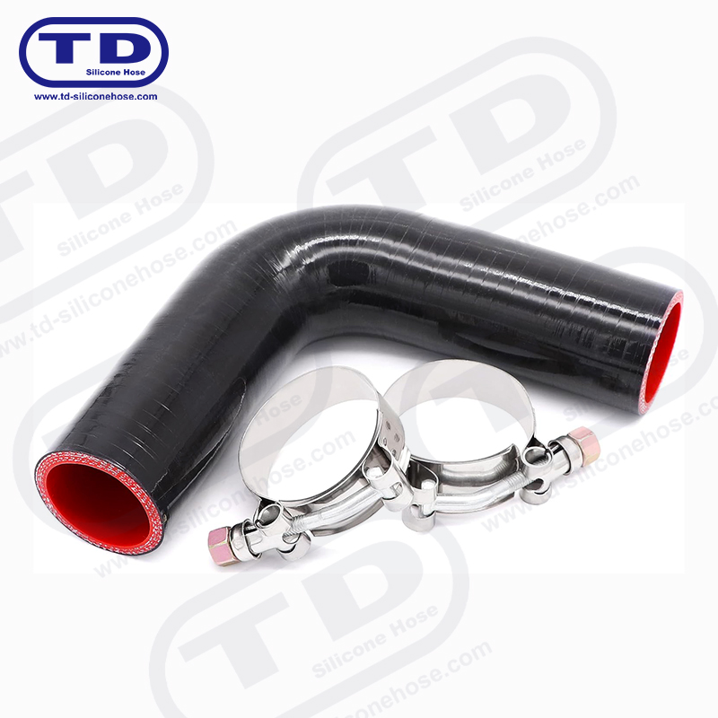 Tuyau de coude en silicone à 90 °