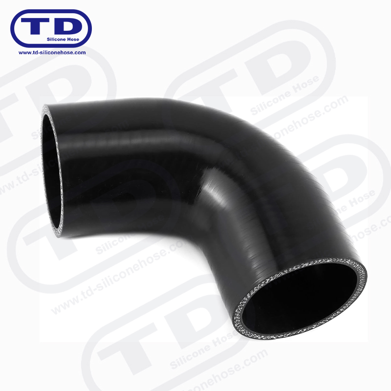 Tuyau de coude en silicone à 90 °