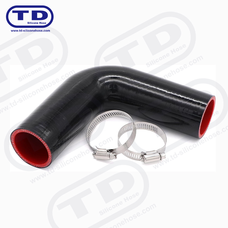 Tuyau de coude en silicone à 90 °
