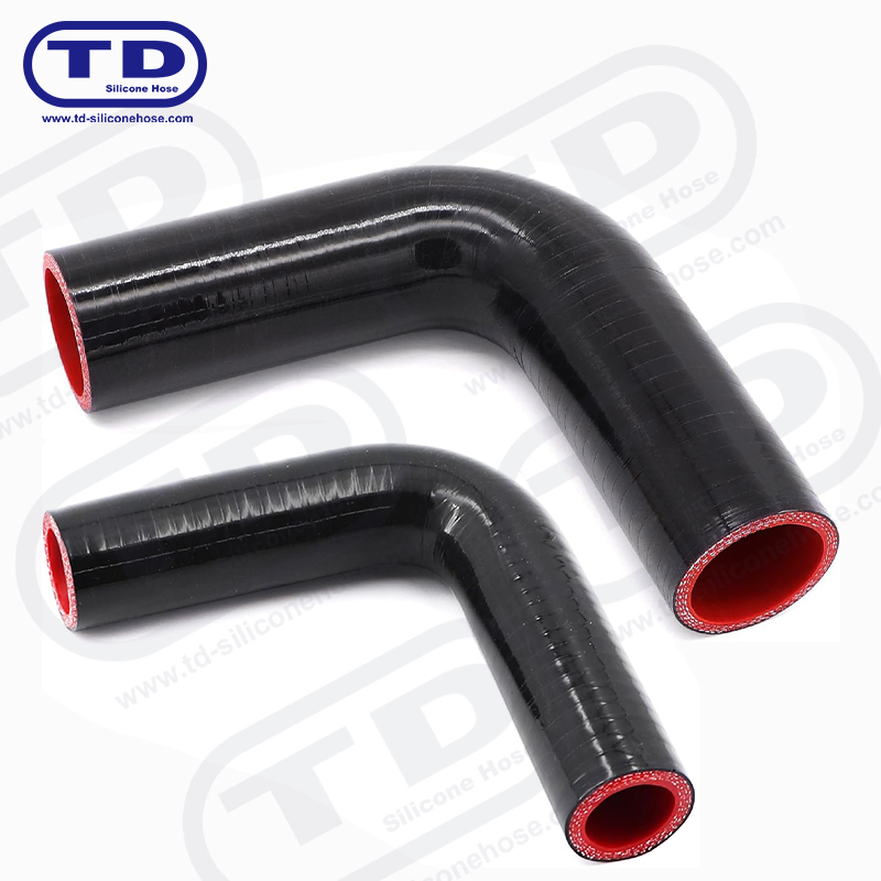 Tuyau de coude en silicone à 90 °
