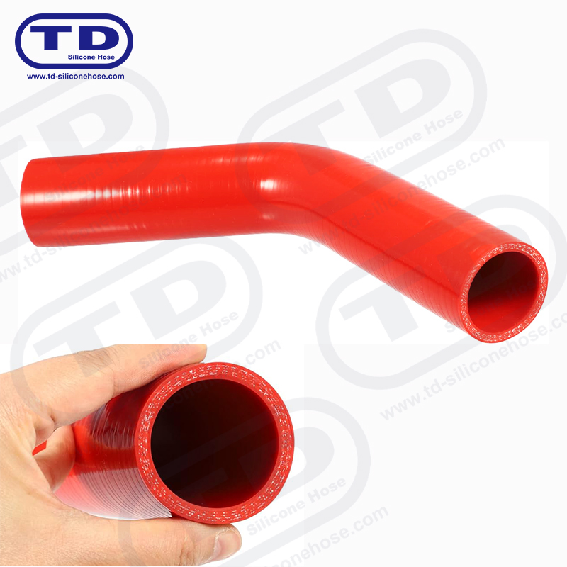 Tuyau de coude en silicone 45 °