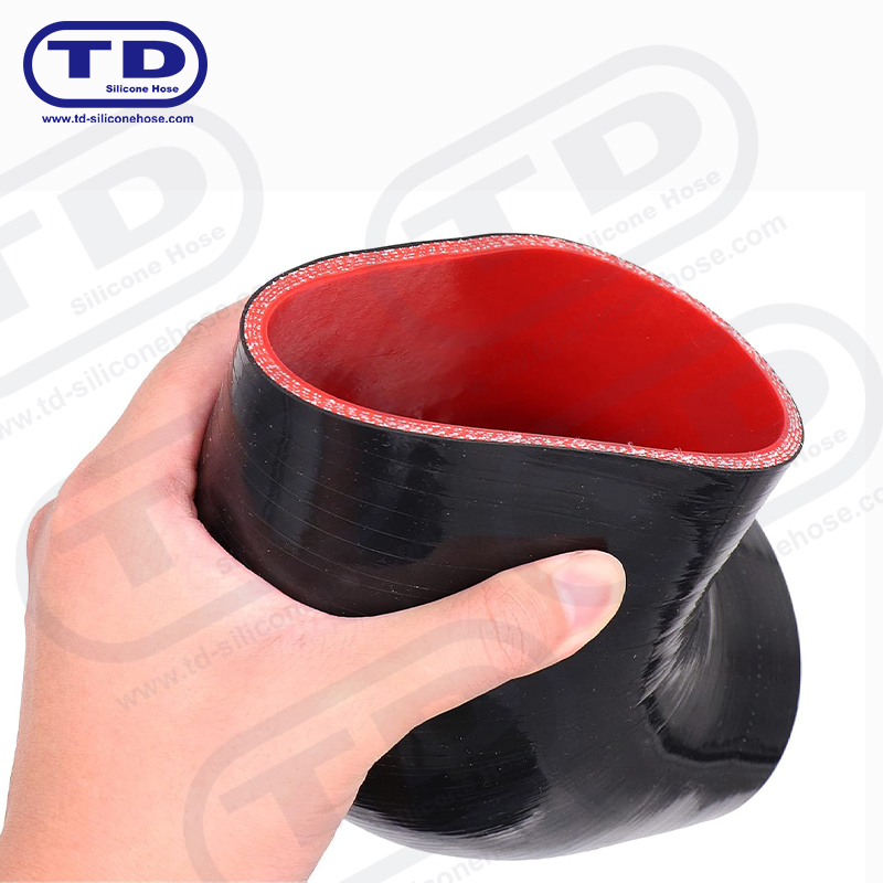 Tuyau de coude en silicone 45 °