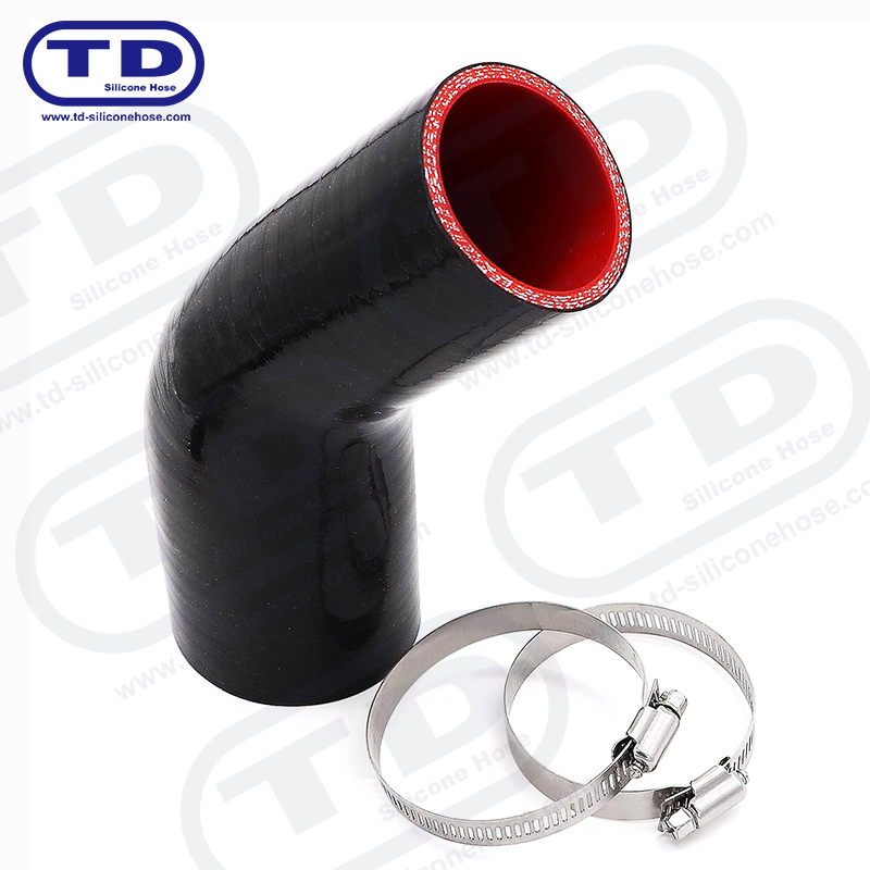 Tuyau de coude en silicone 45 °