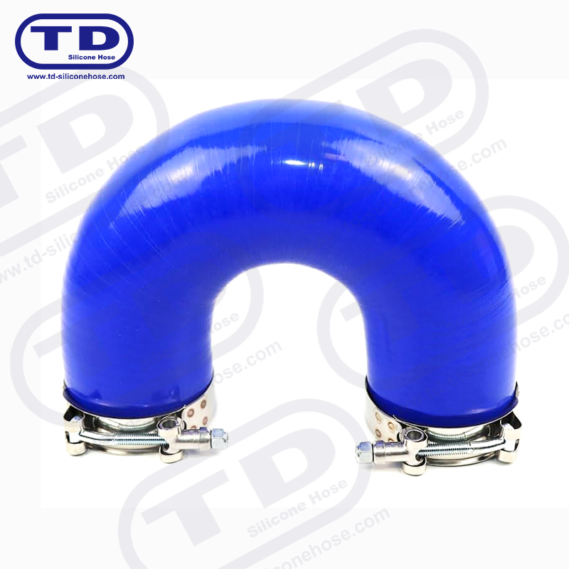 Tuyau du coude en silicone 180 ° (tuyau de forme U)