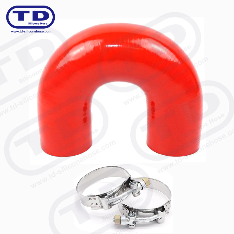 Tuyau du coude en silicone 180 ° (tuyau de forme U)