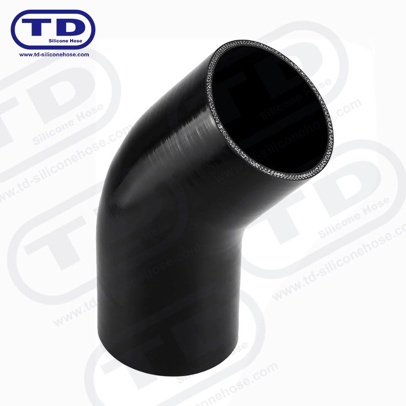 Tuyau de coude en silicone 45 °