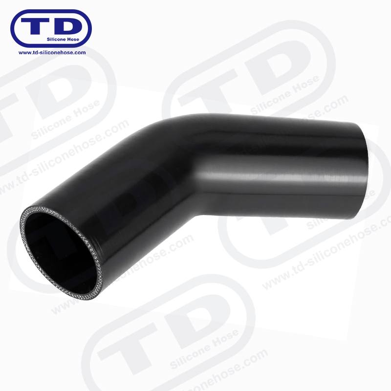 Tuyau de coude en silicone 45 °