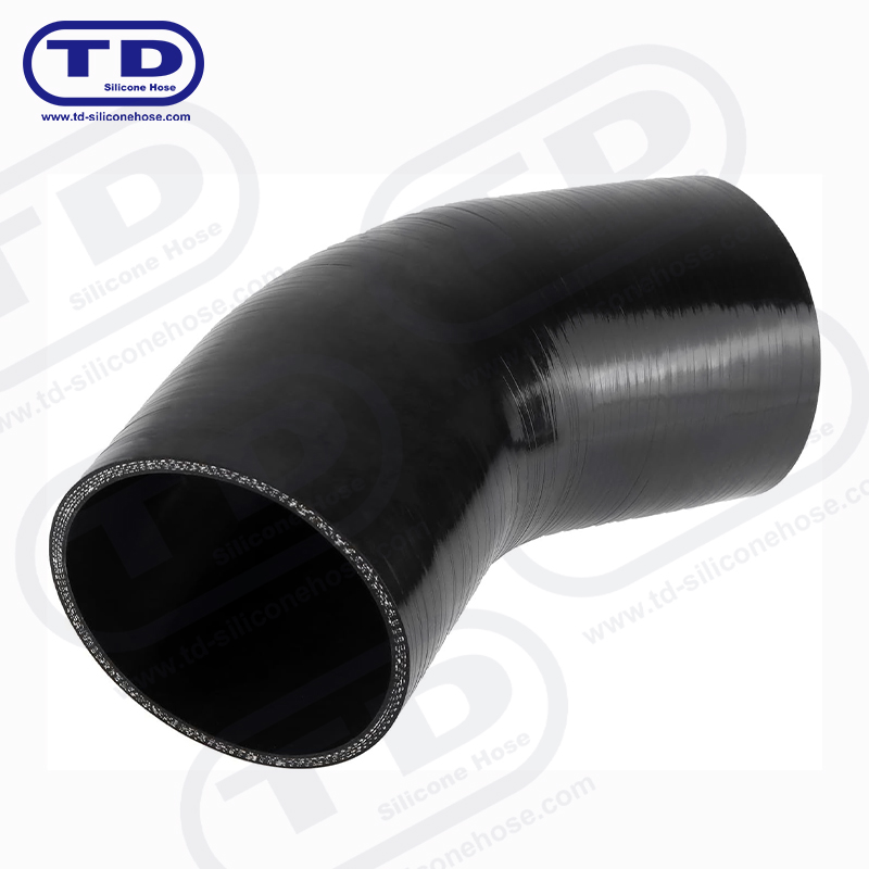 Tuyau de coude en silicone 45 °