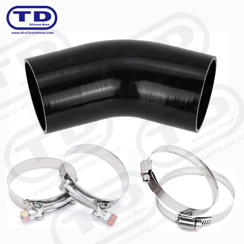 Tuyau de coude en silicone 45 °