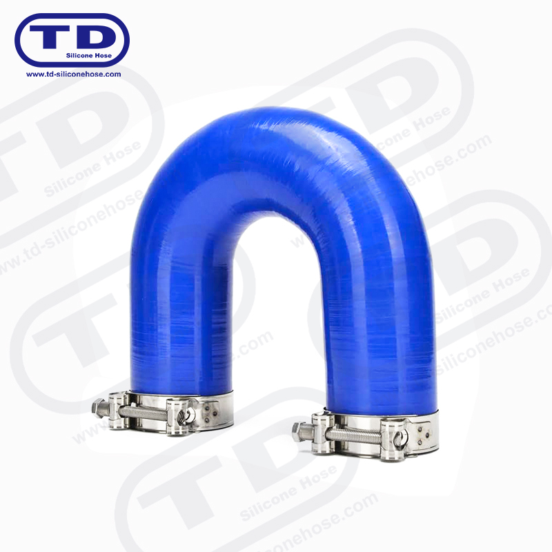 Tuyau du coude en silicone 180 ° (tuyau de forme U)