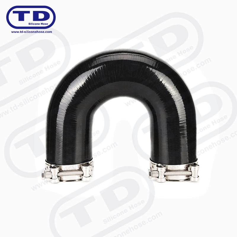 Tuyau du coude en silicone 180 ° (tuyau de forme U)