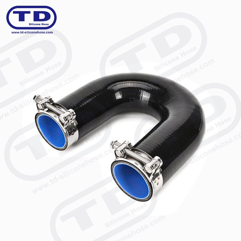 Tuyau du coude en silicone 180 ° (tuyau de forme U)