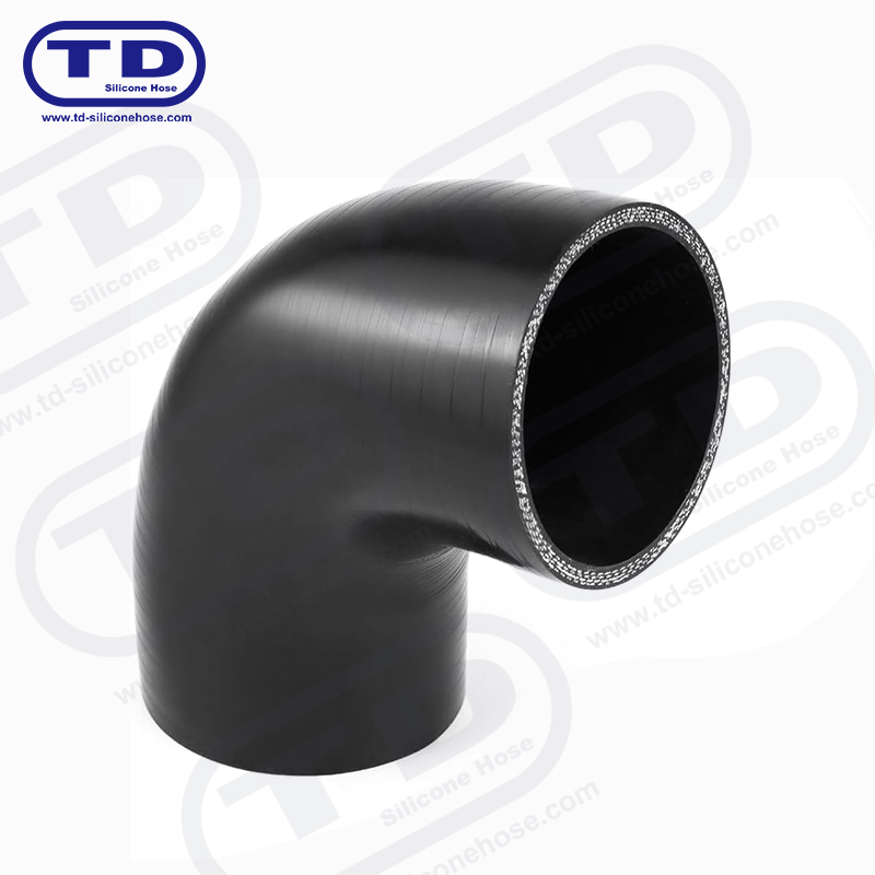 Tuyau de coude en silicone à 90 °