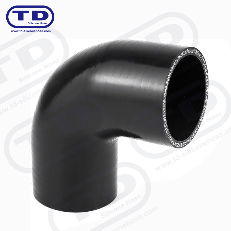 Tuyau de coude en silicone à 90 °