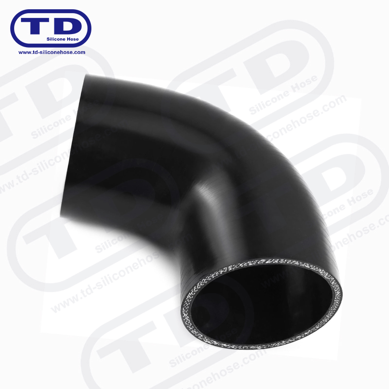 Tuyau de coude en silicone à 90 °