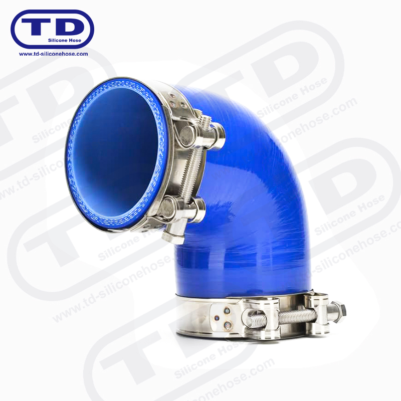 Tuyau de coude en silicone à 90 °
