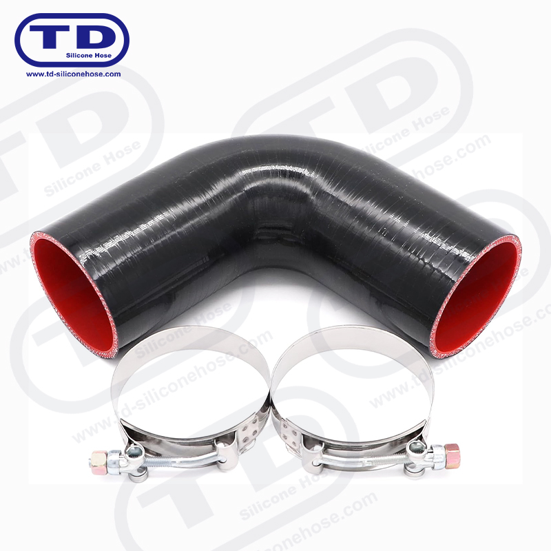 Tuyau de coude en silicone à 90 °