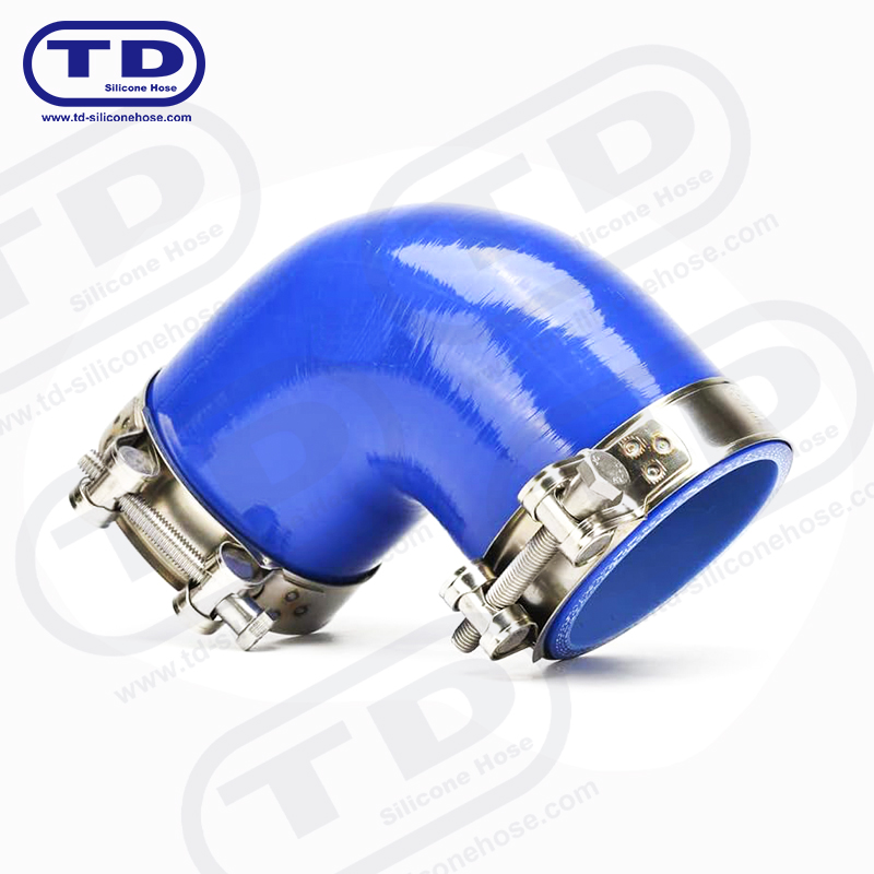 Tuyau de coude en silicone à 90 °