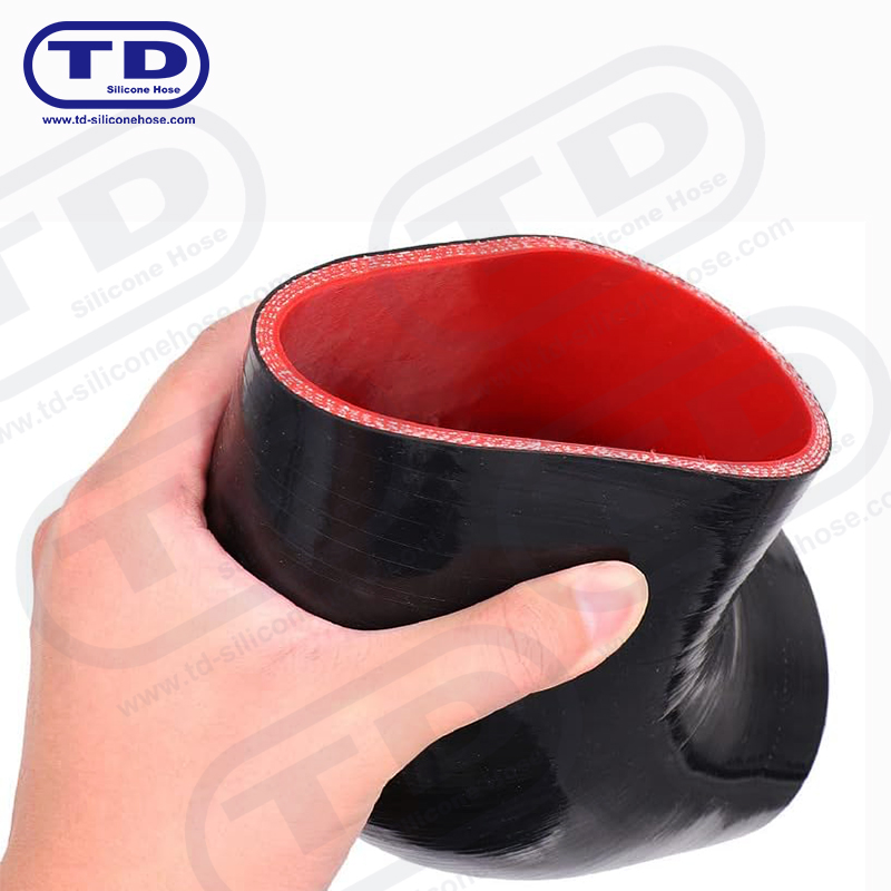 Tuyau de coude en silicone à 90 °