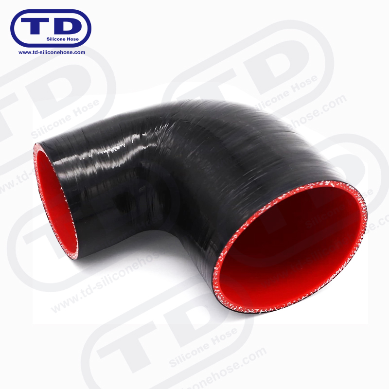 Tuyau de réducteur en silicone à 90 °