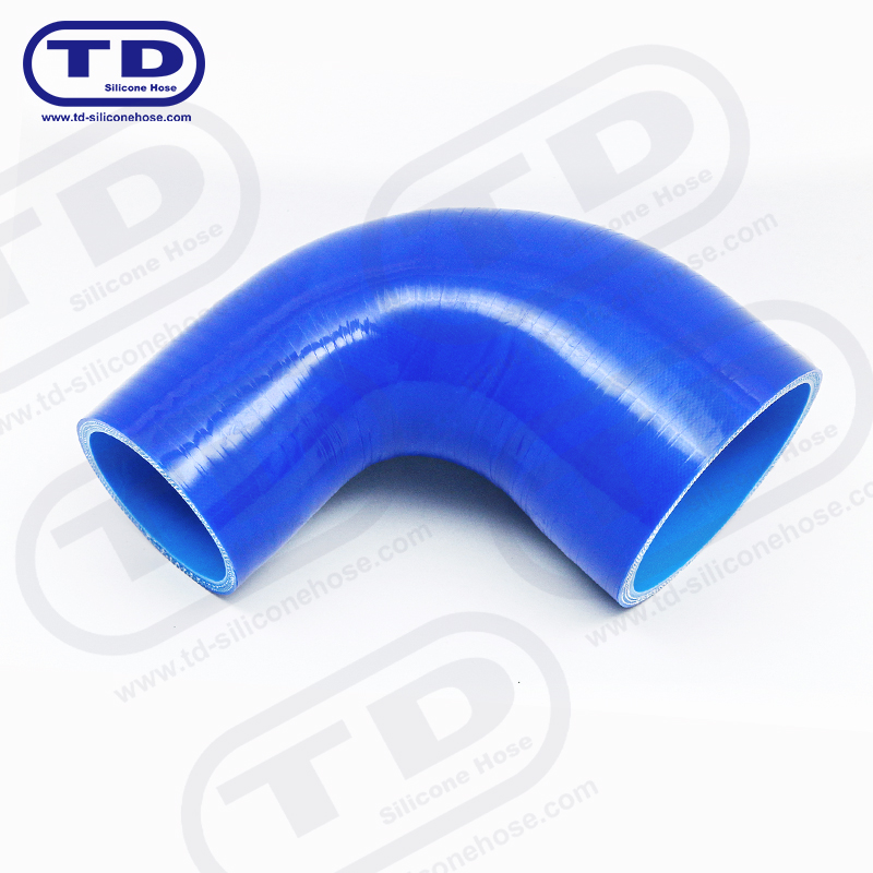 Tuyau de réducteur en silicone à 90 °