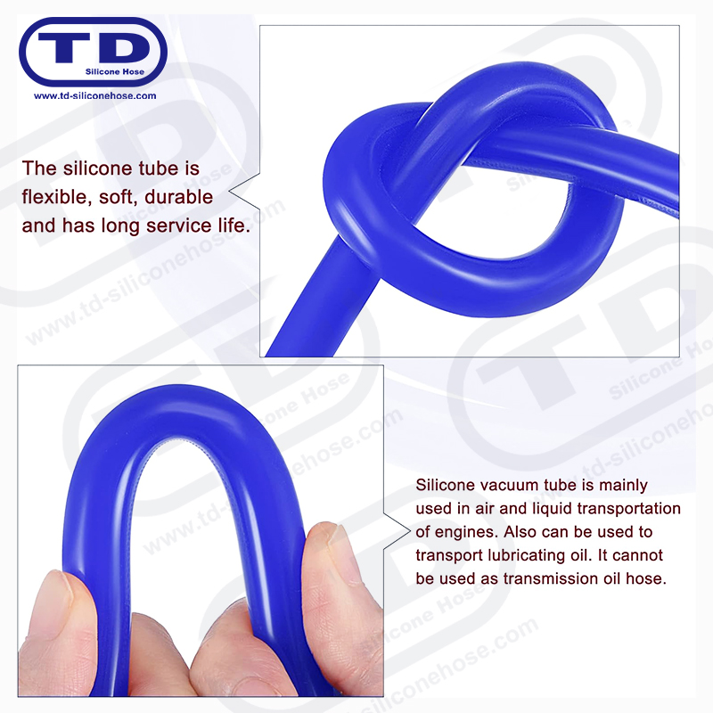 Tuyau d'aspirateur en silicone