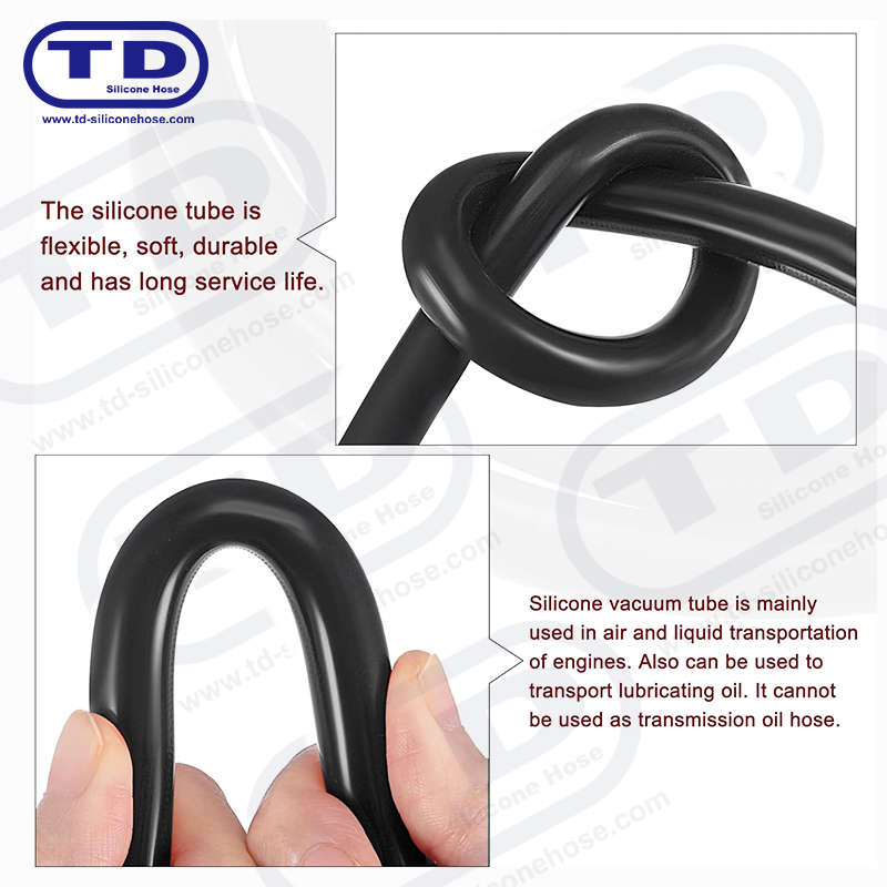 Tuyau d'aspirateur en silicone
