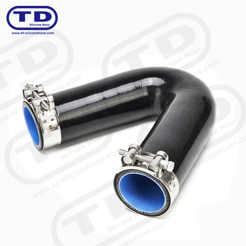 Pince de tuyau en silicone en t-boul