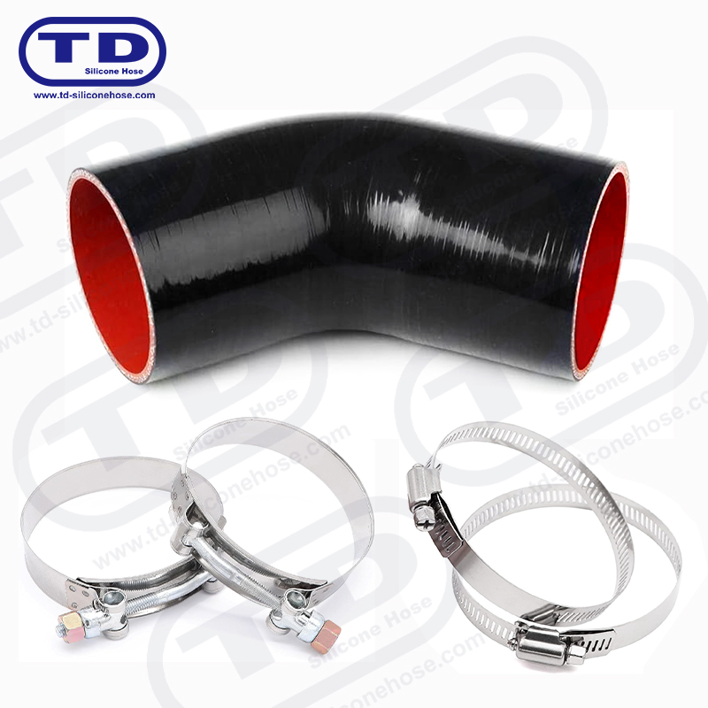 Pince de tuyau en silicone en t-boul