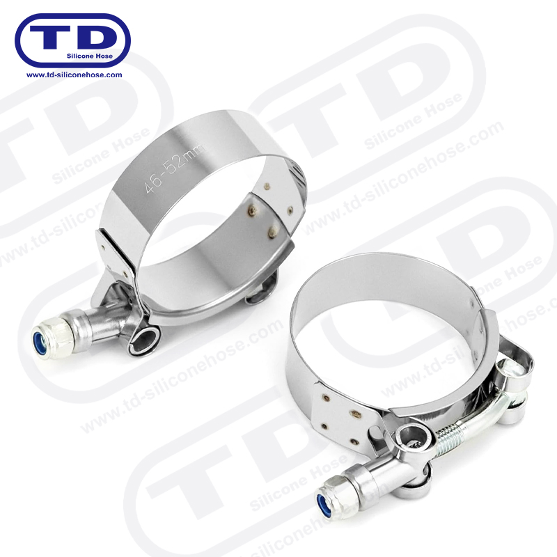 Pince de tuyau en silicone en t-boul