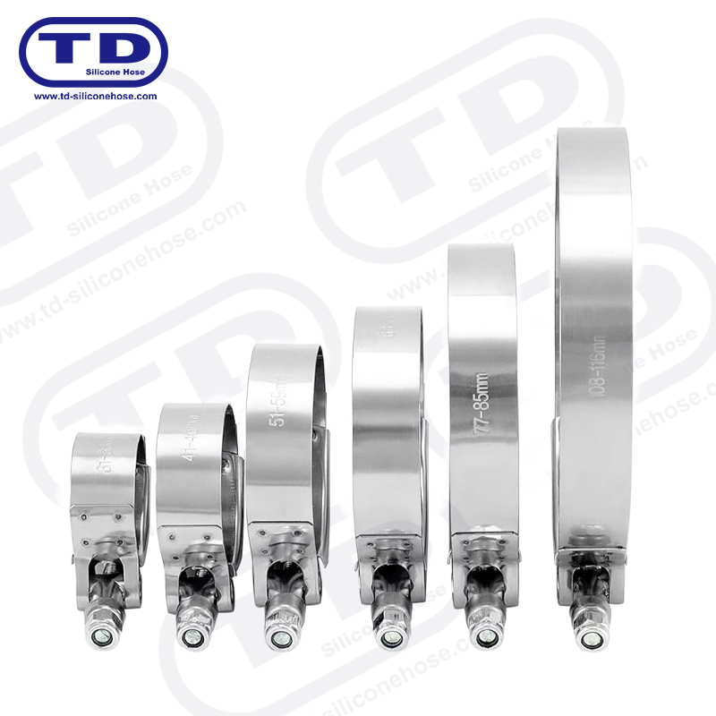 Pince de tuyau en silicone en t-boul