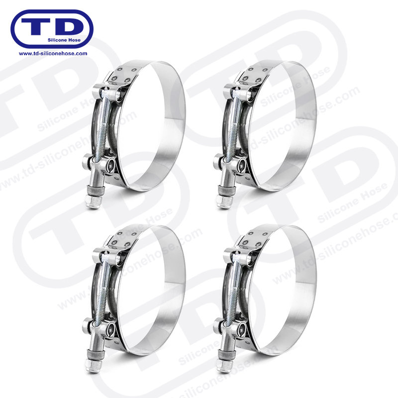 Pince de tuyau en silicone en t-boul