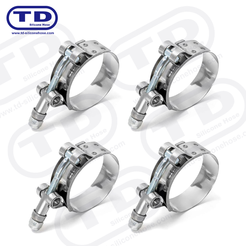 Pince de tuyau en silicone en t-boul