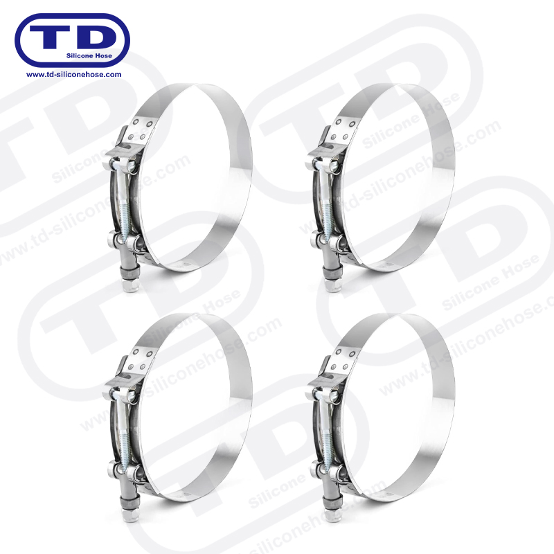 Pince de tuyau en silicone en t-boul