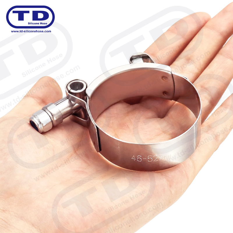 Pince de tuyau en silicone en t-boul