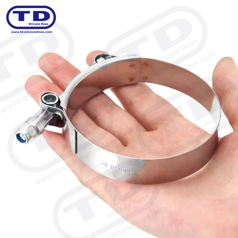 Pince de tuyau en silicone en t-boul
