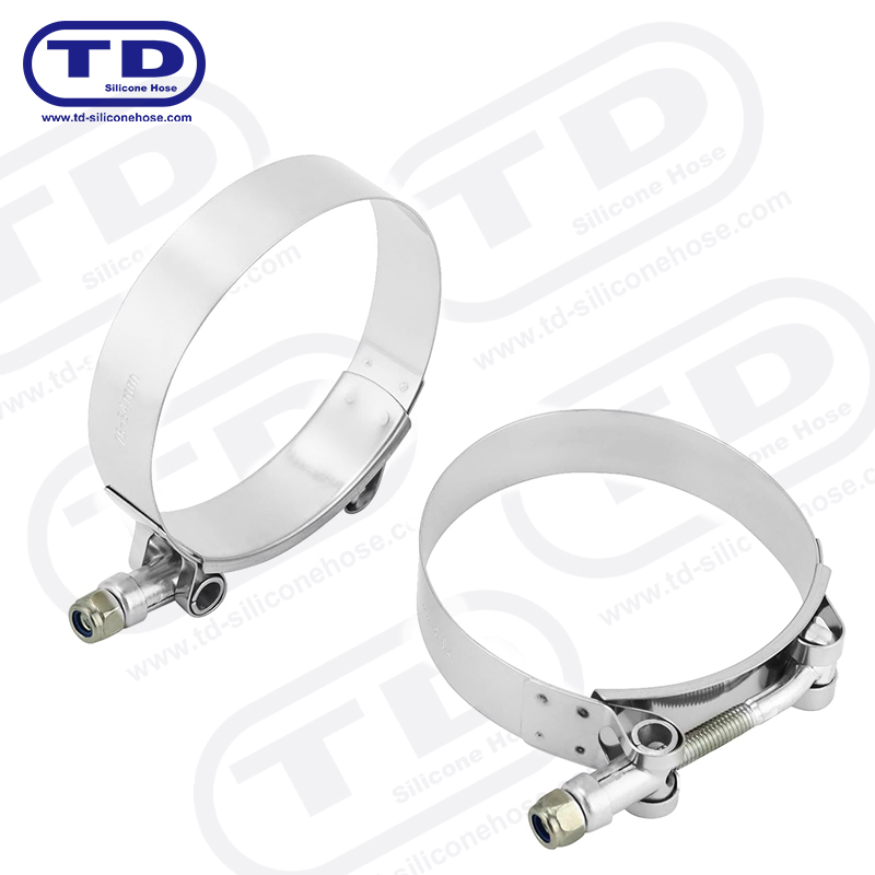 Pince de tuyau en silicone en t-boul