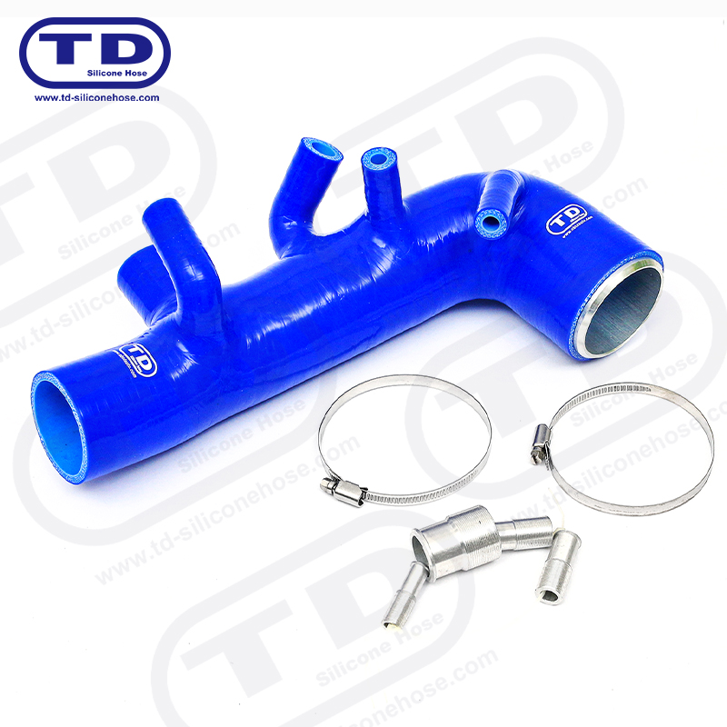 Ajustement en aluminium pour le tuyau en silicone