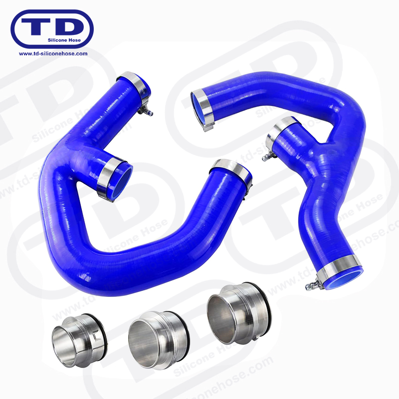 Ajustement en aluminium pour le tuyau en silicone